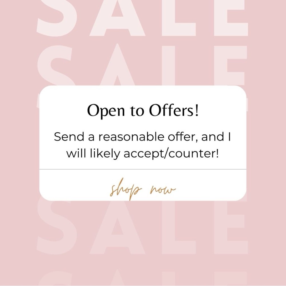 Send me an offer 💓